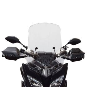 Kit parabrezza touring alto ISOTTA fumè chiaro spesso per YAMAHA Tracer 900 con attacchi