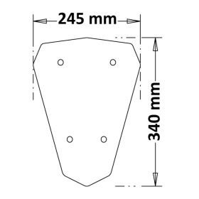 ISOTTA matte black sport fairing with ABE certification for YAMAHA MT07 TRACER without attachments