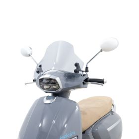 Kit de pare-brise léger fumé ISOTTA pour KEEWAY SIXTIES en plexiglas avec fixations