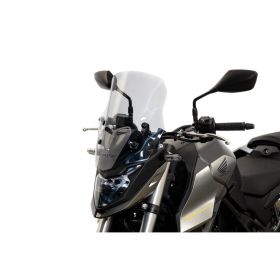 Kit de pare-brise ISOTTA moyen fumé épais pour HONDA Cb Hornet avec supports