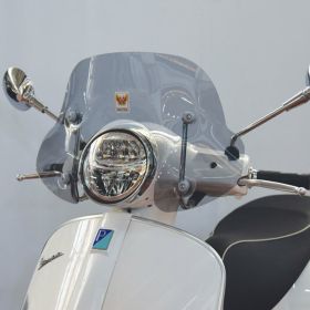 Kit cupolino fashion ISOTTA fumè scuro estivo 520x350mm omologato ABE con attacchi