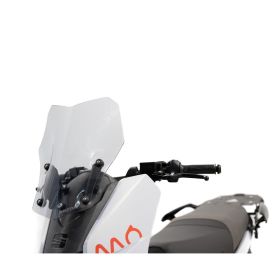 Kit de carénage fumé clair ISOTTA 385x415mm avec supports inclus