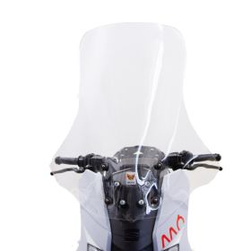 ISOTTA Hochwindschild-Kit Vergrößert Transparent 775x745mm mit Halterungen