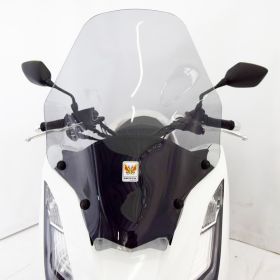 Kit cupolino ISOTTA maggiorato fumè chiaro per HONDA Pcx con attacchi