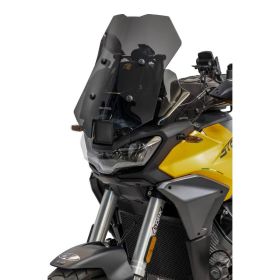 Kit de pare-brise ISOTTA Touring Fumé Sombre 375x395mm avec supports