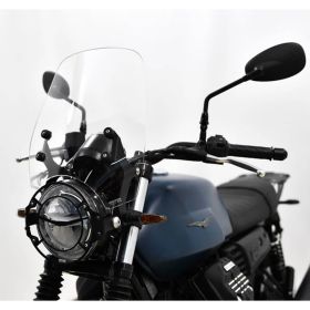 ISOTTA Mittel-Windschutzscheibe Klar Kit für MOTO GUZZI V7 iii Stone Night Pack komplett
