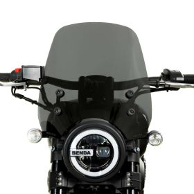 Kit de pare-brise épais teinté foncé ISOTTA pour KEEWAY V302c avec supports de montage