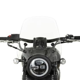Kit de pare-brise haut ISOTTA épais et transparent pour KEEWAY V302c avec supports