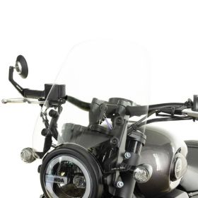 Kit de pare-brise haut ISOTTA épais et transparent pour KEEWAY V302c avec supports