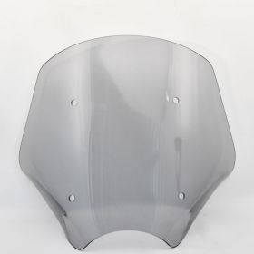 Parabrezza basso ISOTTA trasparente 495x560x6mm con omologazione ABE senza attacchi