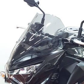 Kit cupolino basso ISOTTA fumè scuro per KAWASAKI Z800 con attacchi