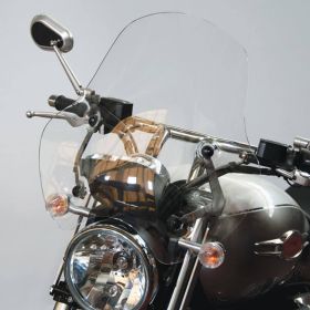 Kit de pare-brise bas ISOTTA transparent pour MOTO GUZZI Bellagio avec supports