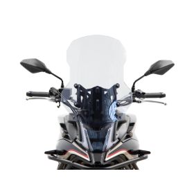 Kit de pare-brise réglable moyen fumé ISOTTA pour VOGE VALICO 525 DSX avec supports