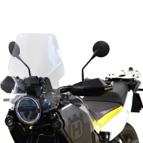 ISOTTA Pare-brise haut fumé sombre approuvé ABE pour HUSQVARNA NORDEN 901 avec supports