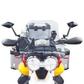 ISOTTA Pare-brise bas transparent avec approbation ABE pour MOTO GUZZI V85 TT sans attachement
