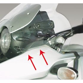Kit de carénage transparent surdimensionné ISOTTA pour BMW R GS avec supports
