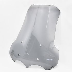 ISOTTA Pare-brise haut fumé léger 595x510x4mm pour Moto Guzzi V 85 TT sans attachement