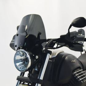 Kit de carénage petit Isotta Dark Smoke pour MOTO GUZZI California Audace et supports