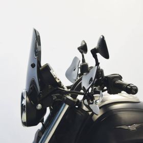 Kit cupolino piccolo ISOTTA fumè scuro estivo per MOTO GUZZI California audace e attacchi