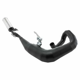 Silencieux en argent JL RST Black Racing Non-Homologué pour pneus larges