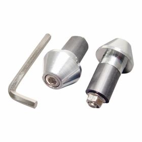 JMP Lenkergewichte Aluminium Silber 13mm