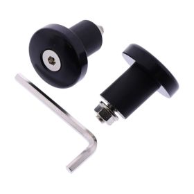JMP schwarze Aluminium-Lenkergewichte 17 mm