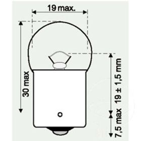 Kit 10 lampadine JMP 6V 5W