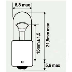 Kit 10 lampadine JMP 6V 4W