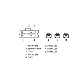 Regolatore tensione JMP 2334 Mosfet per Suzuki VS