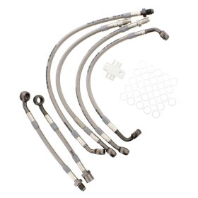 JMP 6 Bremsleitungen Kit Stahl 62-BM027-600.11.15 Anthrazit für BMW K 1200