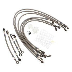 JMP 10 Bremsrohr-Kit aus Stahl 62-HO278-100.11.01 Anthrazit für Honda XL 1000