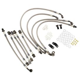 JMP 9 Bremsrohr-Kit Stahl 62-KA212-900.11.01 Anthrazit für Kawasaki GTR 1400 ABS