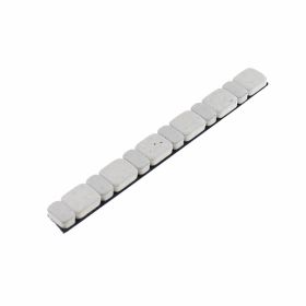 JMP 15 Poids de roue adhésifs en fer 45g blanc 5/2,5g