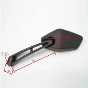Specchietto manubrio JMP sinistro nero BA19-A0002B-L per Aprilia SR 50