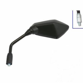 JMP linke Lenker Spiegel genehmigt schwarz BA19-K0056B-L für Kawasaki Z