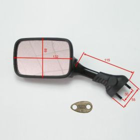 Specchietto carena nero sinistro JMP BA19-S0004B-L per Suzuki GSX-R