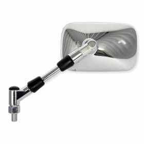 Specchietto manubrio JMP sinistro omologato cromato BA19-S0045M-L per Suzuki