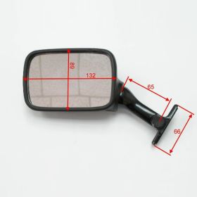 JMP BA19-Y0009B-R Black Right Fairing Mirror for Yamaha