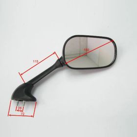 Specchietto carena nero sinistro JMP BA19-Y0022B-L per Yamaha YZF-R6 600