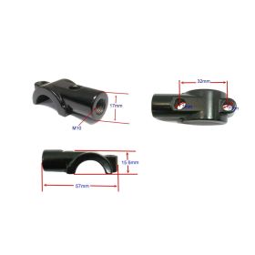 JMP Black Mirror Clamp M10x1.25 22mm