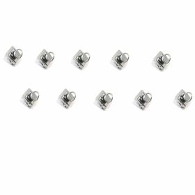 Sganci rapidi JMP argento 19mm