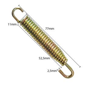 Kit 4 molle scarico JMP 75mm