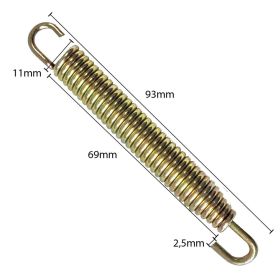 Kit 4 molle scarico JMP 90mm