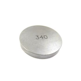 Pastiglia regolazione valvole JMP spessore 3,4 mm D.25