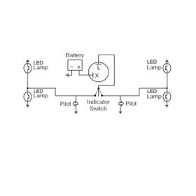 Universelles elektronisches Blinkerrelais JMT