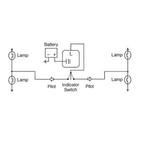 JMT 12V 2-poliges elektronisches Blinkerrelais