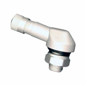 Vavlola pneumatico JMP angolata argento opaco 8,3mm