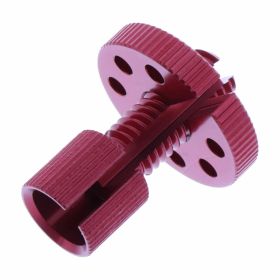 JMP Kabelverstellschraube M8x1,25 30mm rotes Aluminium
