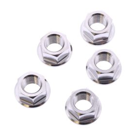 Set 5 dadi corona JMP M10x1 mm acciaio inox V4A