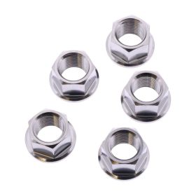 Set 5 dadi corona JMP M12x1,25 mm acciaio inox V4A